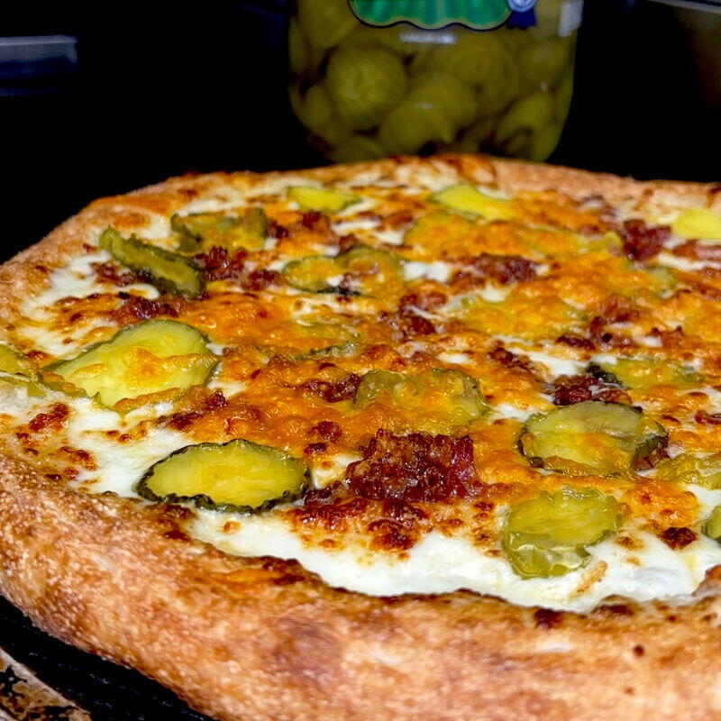Pickle Bacon Ranch Pizza